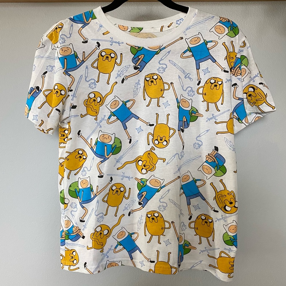 Adventure Time Jake & Finn T-shirt Youth L NWOT